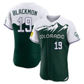 Choea C.Rockies #19 Charlie Blackmon Player Green City Connect Limited Elite Home Stitched Jerseys