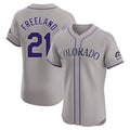 Choea C.Rockies #21 Kyle Freeland Player Gray Limited Elite Home Stitched Jerseys