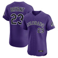 Choea C.Rockies #23 Kris Bryant Player Purple Limited Elite Home Stitched Jerseys