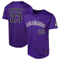 Choea C.Rockies #23 Kris Bryant Player Purple Limited Home Game Stitched Jerseys
