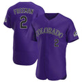 Choea C.Rockies #2 Tyler Freeman Player Purple Limited Elite Home Stitched Jerseys