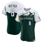 Choea C.Rockies #8 Ryan Ritter Player Green City Connect Limited Elite Home Stitched Jerseys