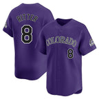 Choea C.Rockies #8 Ryan Ritter Player Purple Limited Home Stitched Jerseys