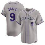 Choea C.Rockies #9 Brenton Doyle Player Gray Limited Home Stitched Jerseys