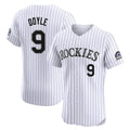 Choea C.Rockies #9 Brenton Doyle Player White Limited Elite Home Stitched Jerseys