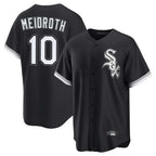 Choea C.White Sox #10 Chase Meidroth Player Black Home Game Stitched Jerseys