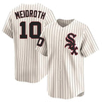 Choea C.White Sox #10 Chase Meidroth Player Cream Cooperstown Collection Limited Home Stitched Jerseys