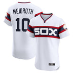 Choea C.White Sox #10 Chase Meidroth Player White T-shirt Limited Elite Home Stitched Jerseys