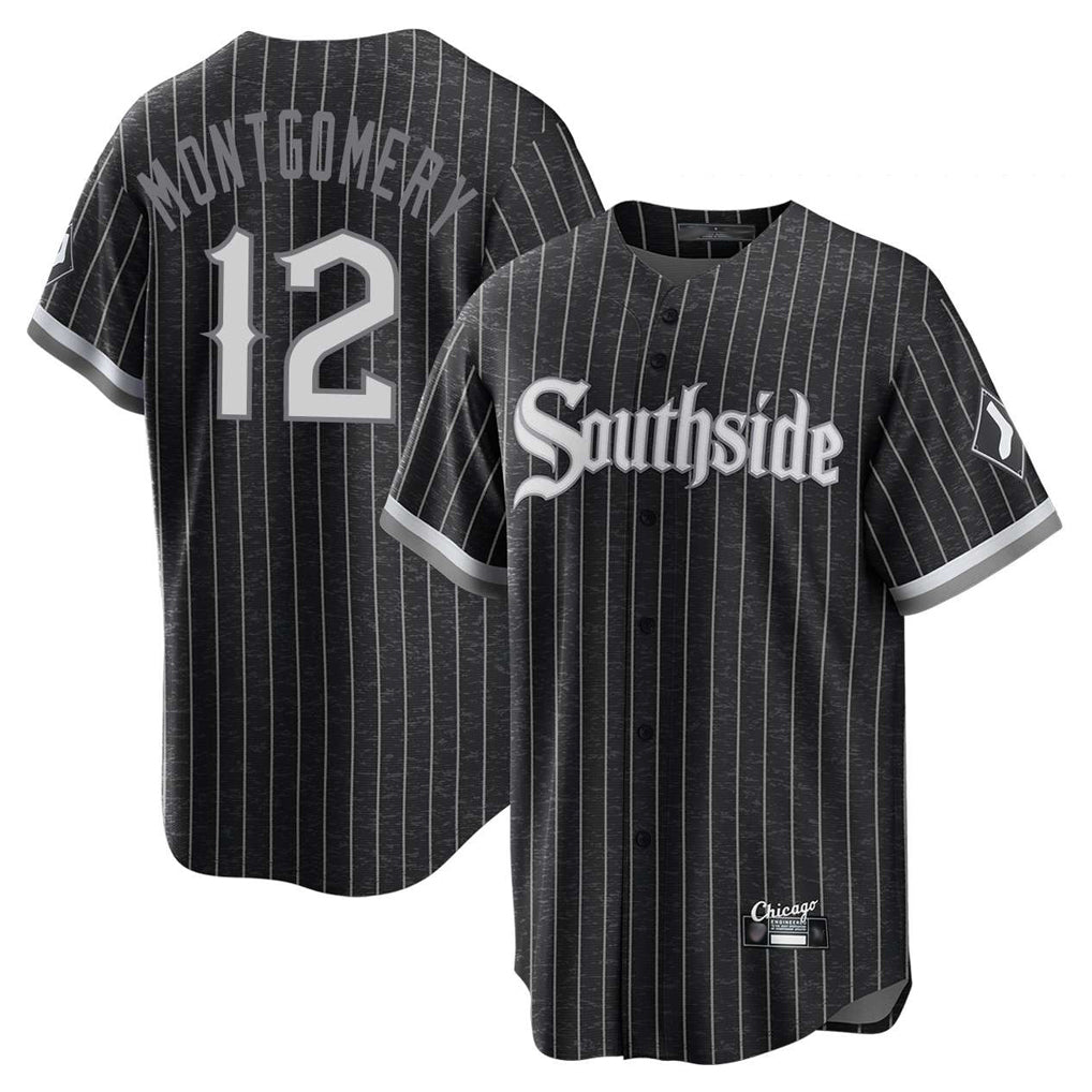 Choea C.White Sox #12 Colson Montgomery Player Black City Connect Home Game Stitched Jerseys