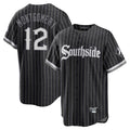 Choea C.White Sox #12 Colson Montgomery Player Black City Connect Home Game Stitched Jerseys