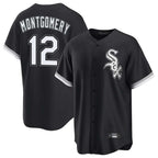 Choea C.White Sox #12 Colson Montgomery Player Black Home Game Stitched Jerseys