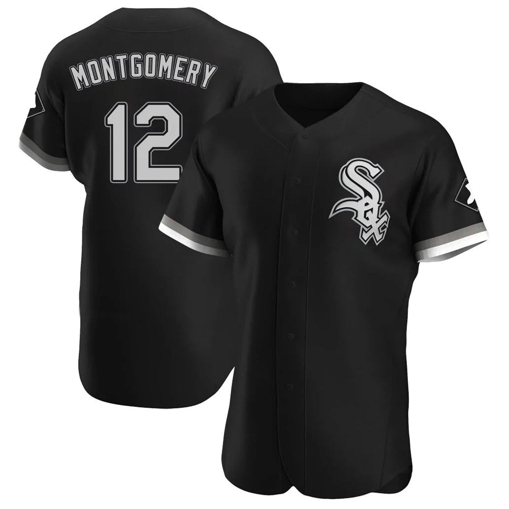 Choea C.White Sox #12 Colson Montgomery Player Black Limited Elite Home Stitched Jerseys