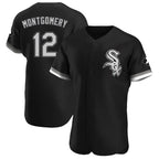 Choea C.White Sox #12 Colson Montgomery Player Black Limited Elite Home Stitched Jerseys