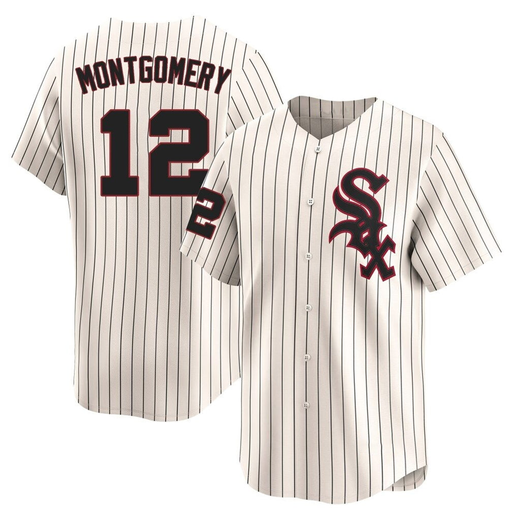 Choea C.White Sox #12 Colson Montgomery Player Cream Cooperstown Collection Limited Home Stitched Jerseys