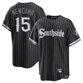 Choea C.White Sox #15 Sean Newcomb Player Black City Connect Home Game Stitched Jerseys