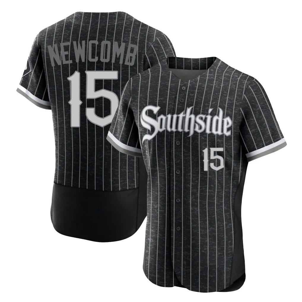 Choea C.White Sox #15 Sean Newcomb Player Black City Connect Limited Elite Home Stitched Jerseys