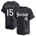 Choea C.White Sox #15 Sean Newcomb Player Black City Connect Limited Home Stitched Jerseys