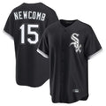 Choea C.White Sox #15 Sean Newcomb Player Black Home Game Stitched Jerseys
