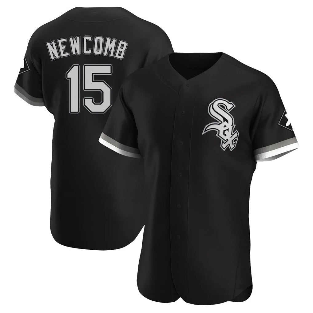 Choea C.White Sox #15 Sean Newcomb Player Black Limited Elite Home Stitched Jerseys