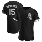 Choea C.White Sox #15 Sean Newcomb Player Black Limited Elite Home Stitched Jerseys