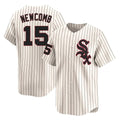 Choea C.White Sox #15 Sean Newcomb Player Cream Cooperstown Collection Limited Home Stitched Jerseys