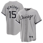 Choea C.White Sox #15 Sean Newcomb Player Gray Home Game Stitched Jerseys