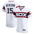 Choea C.White Sox #15 Sean Newcomb Player White T-shirt Limited Elite Home Stitched Jerseys