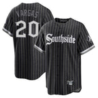 Choea C.White Sox #20 Miguel Vargas Player Black City Connect Home Game Stitched Jerseys