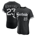 Choea C.White Sox #23 Andrew Benintendi Player Black City Connect Limited Elite Home Stitched Jerseys