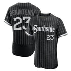 Choea C.White Sox #23 Andrew Benintendi Player Black City Connect Limited Elite Home Stitched Jerseys