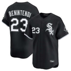 Choea C.White Sox #23 Andrew Benintendi Player Black Home Game Stitched Jerseys