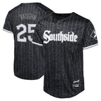 Choea C.White Sox #25 Andrew Vaughn Player Black City Connect Home Game Stitched Jerseys