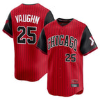 Choea C.White Sox #25 Andrew Vaughn Player Red City Connect Limited Home Stitched Jerseys