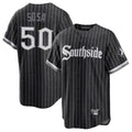 Choea C.White Sox #50 Lenyn Sosa Player Black City Connect Home Game Stitched Jerseys