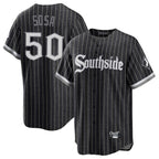 Choea C.White Sox #50 Lenyn Sosa Player Black City Connect Home Game Stitched Jerseys