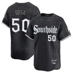 Choea C.White Sox #50 Lenyn Sosa Player Black City Connect Limited Home Stitched Jerseys
