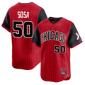 Choea C.White Sox #50 Lenyn Sosa Player Red City Connect Limited Home Stitched Jerseys