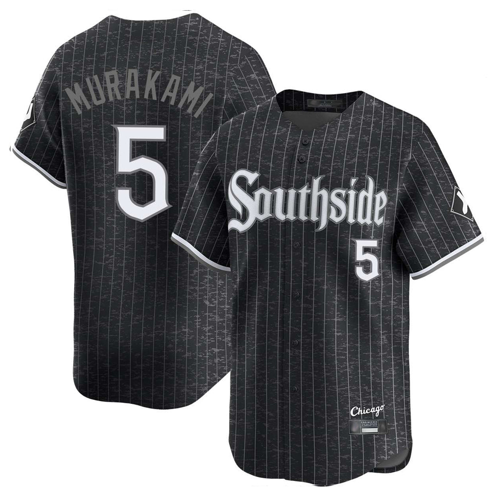 Choea C.White Sox #5 Munetaka Murakami Player Black City Connect Limited Home Stitched Jerseys