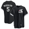 Choea C.White Sox #5 Munetaka Murakami Player Black Spring Training Game Stitched Jerseys