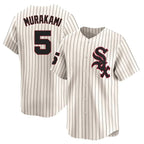 Choea C.White Sox #5 Munetaka Murakami Player Cream Cooperstown Collection Limited Home Stitched Jerseys