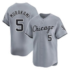 Choea C.White Sox #5 Munetaka Murakami Player Gray Road Limited Home Stitched Jerseys