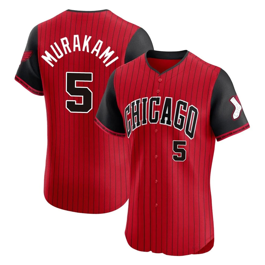 Choea C.White Sox #5 Munetaka Murakami Player Red City Connect Limited Elite Home Stitched Jerseys