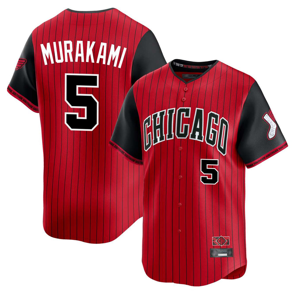 Choea C.White Sox #5 Munetaka Murakami Player Red City Connect Limited Home Stitched Jerseys