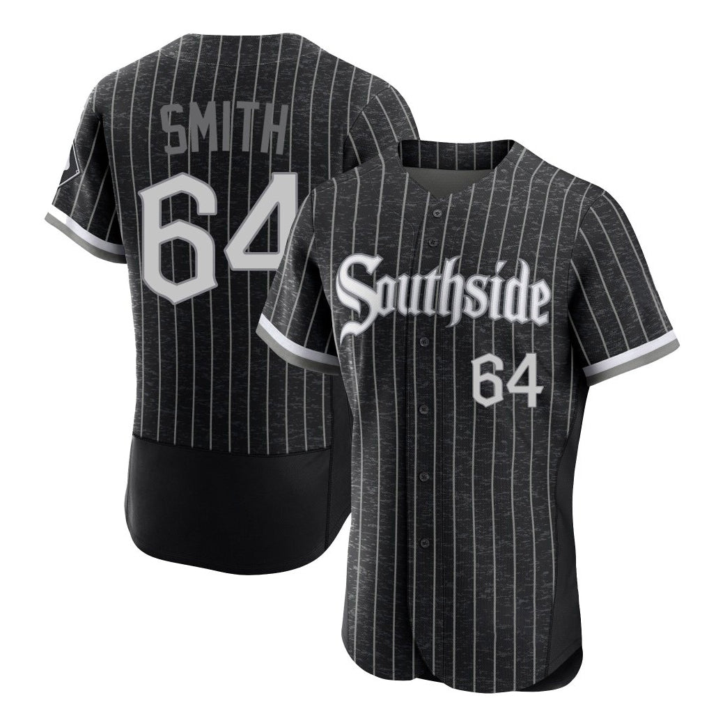 Choea C.White Sox #64 Shane Smith Player Black City Connect Limited Elite Home Stitched Jerseys