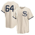 Choea C.White Sox #64 Shane Smith Player Cream Field of Dreams Home Game Stitched Jerseys