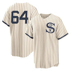 Choea C.White Sox #64 Shane Smith Player Cream Field of Dreams Home Game Stitched Jerseys