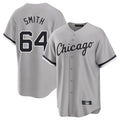Choea C.White Sox #64 Shane Smith Player Gray Home Game Stitched Jerseys