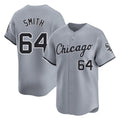 Choea C.White Sox #64 Shane Smith Player Gray Road Limited Home Stitched Jerseys