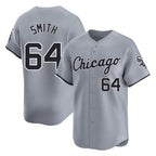 Choea C.White Sox #64 Shane Smith Player Gray Road Limited Home Stitched Jerseys