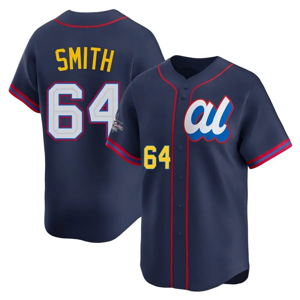 Choea C.White Sox #64 Shane Smith Player Navy Limited American League All-Star Edition Stitched Jerseys
